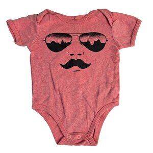 Baby Bodysuit One Piece Graphic Mustache Sunglasses 0-3 Months Hangover Aviator